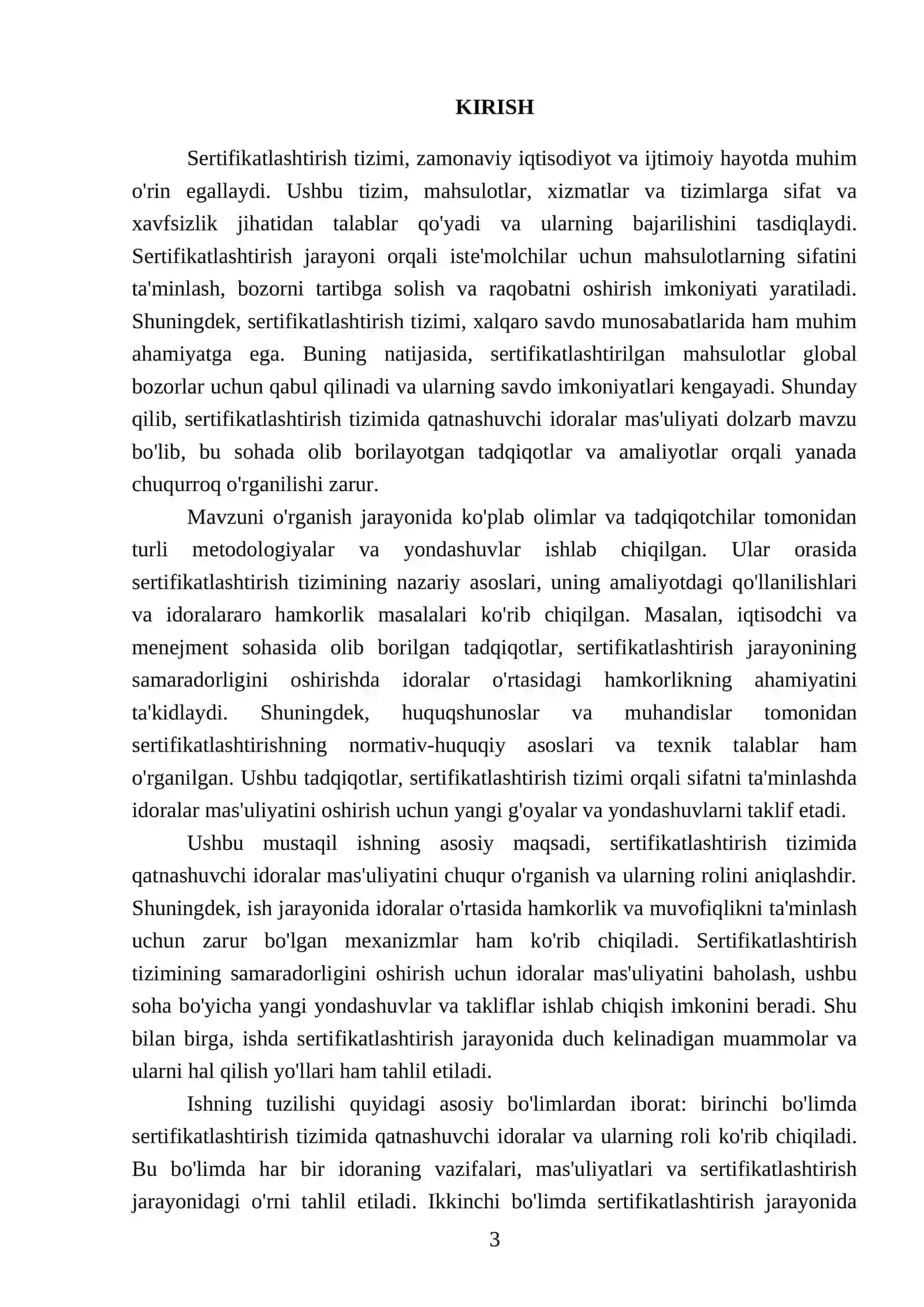 Sertifikatlashtirish tizimida qatnashuvchi idoralar mas'uliyati 3