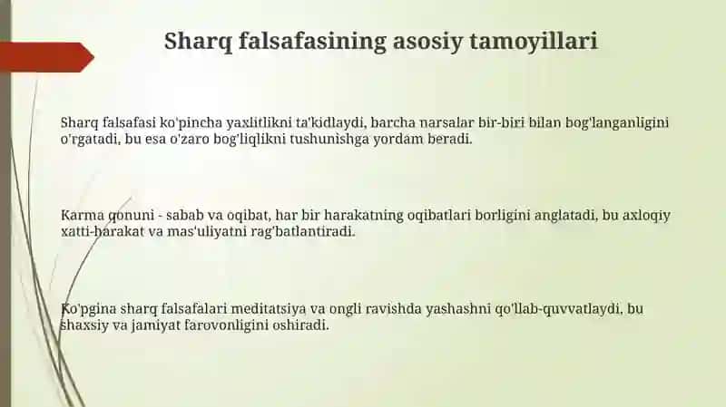 Sharq falsafasi va uning ijtimoiy taraqqiyotidagi roli 3