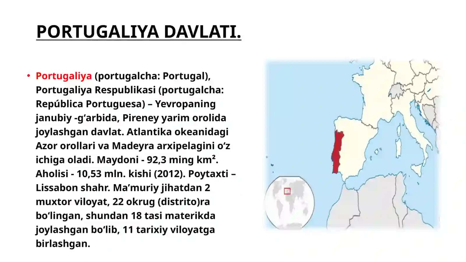 PORTUGALIYA DAVLATI 3