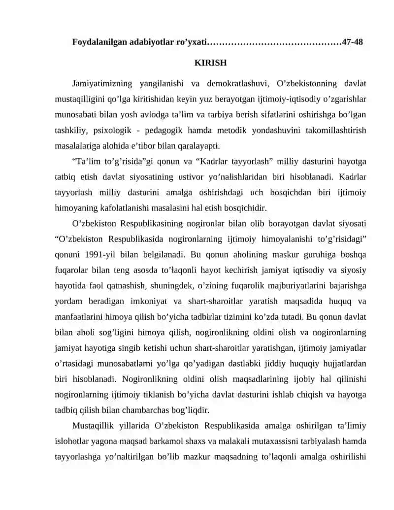 "ESHITISHIDA NUQSONI BO’LGAN BOLALAR MAKTABIDA DIDAKTIK TAMOYILLARNI AMALGA OSHIRISH USULLARI" 3