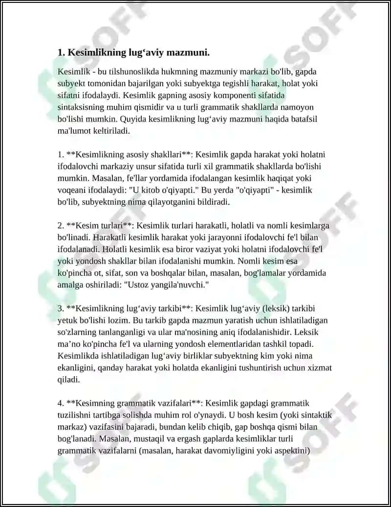 KESIMLIK KATEGORIYASINING O'RGANILISHI 3