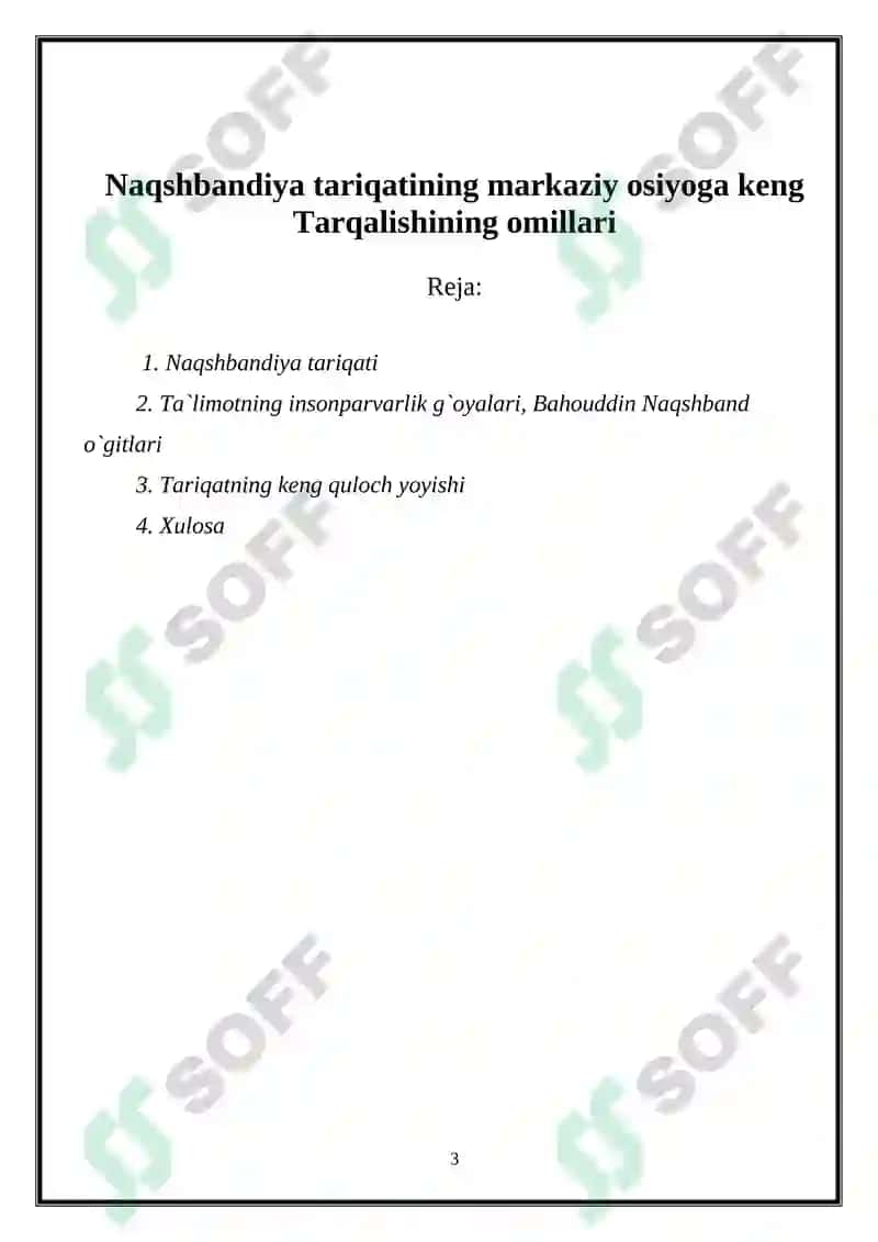 Naqshbandiya tariqatining markaziy osiyoga keng Tarqalishining omillari 3