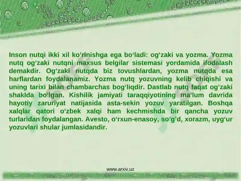 Nutq tovushlari 3