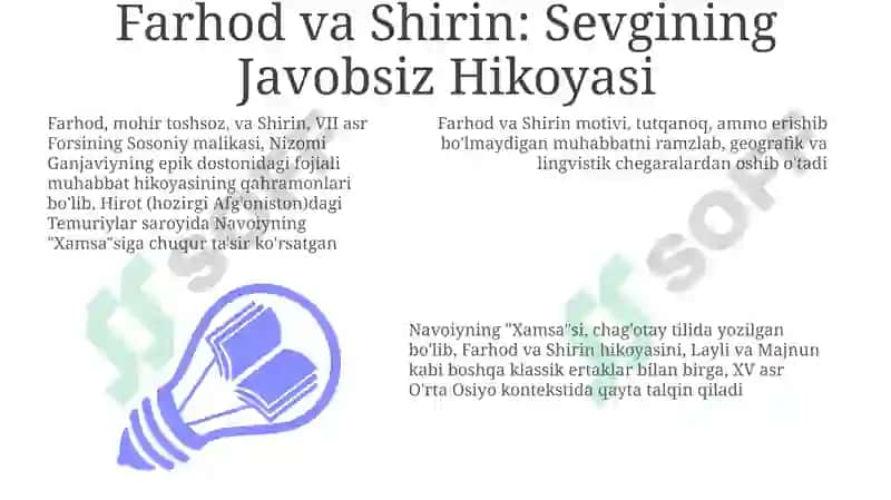 Navoiy "Xamsa" si va uning Sharq adabiyotida tutgan o'rni 3
