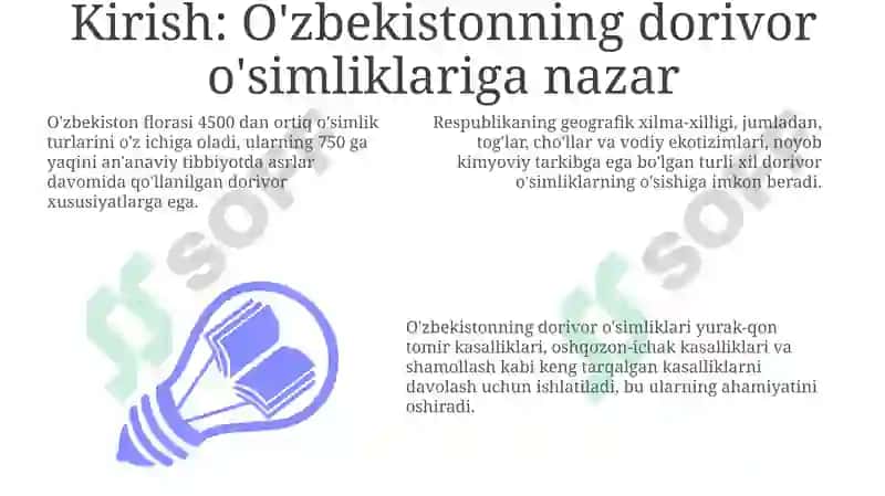 O'zbekistonning dorivor o'simliklari 3