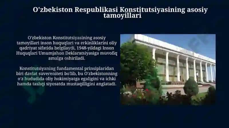 O'zbekiston Respublikasi Konstitutsiyasining asosiy tamoyillari 3