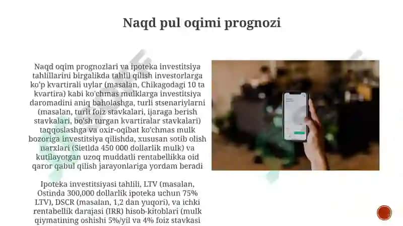 Naqd pul oqimi prognozi 3