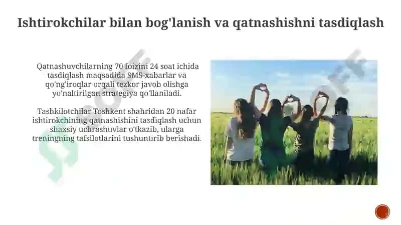 Trening Guruhini Yig‘ish 3