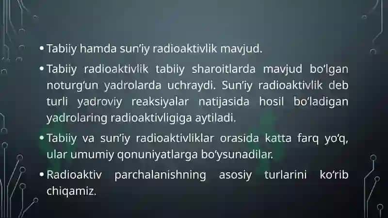 Radioaktivlik 3