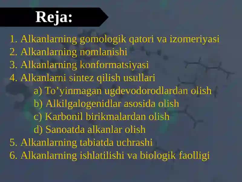 Organik kimyo 3