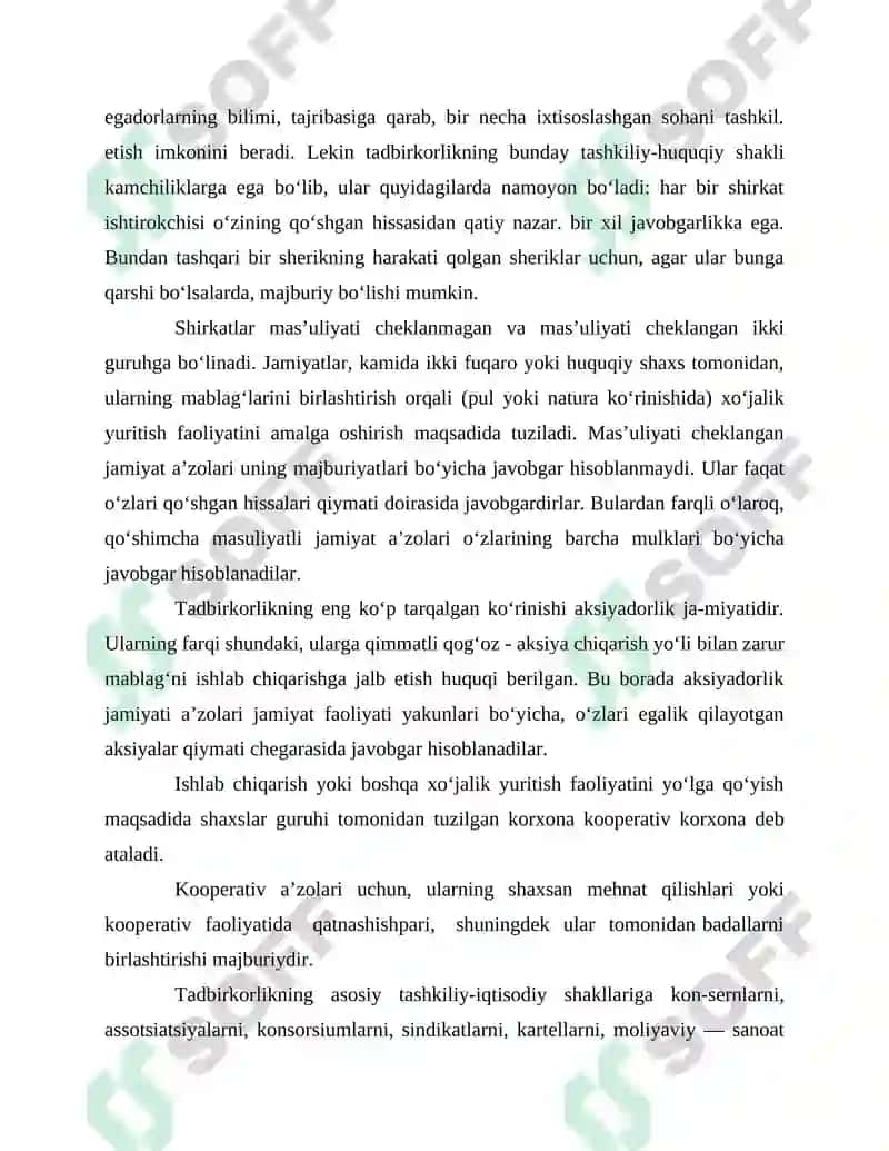 Yakka tartibdagi tadbirkorlarni foydasiga soliq solishning asosiy xususiyatlari 3