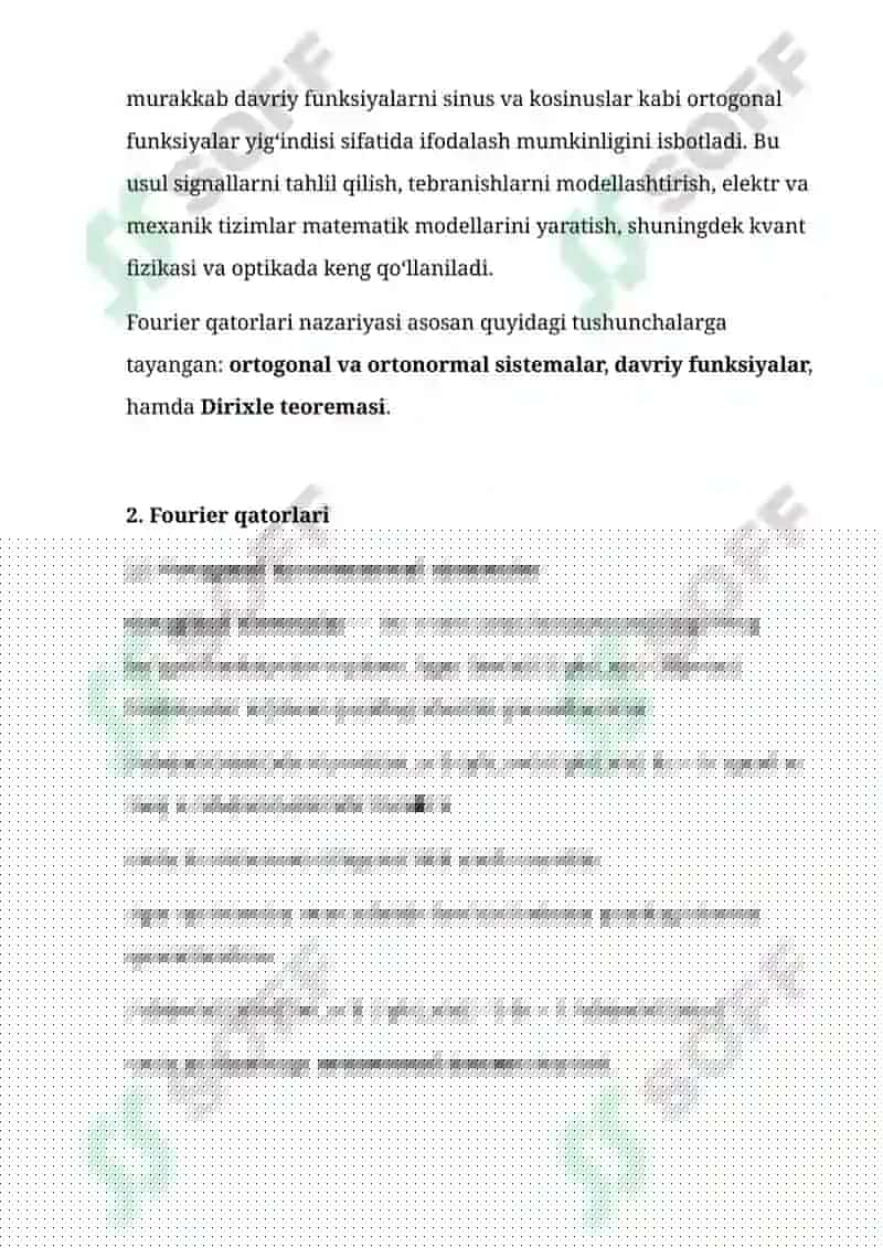 Fourier Qatorlari 3