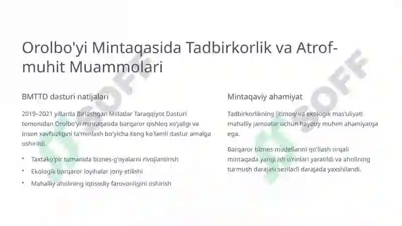 Hududiy Tadbirkorlik Muhitini Yaxshilash Choralarining Zamonaviy Yo'nalishlari 3