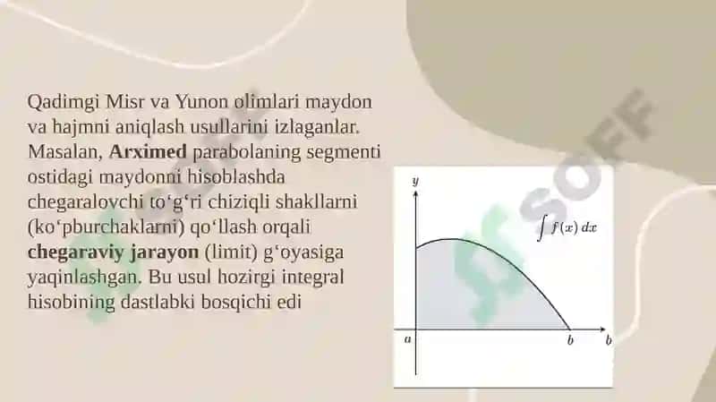 Integrallanuvchi funksiyalar sinfi 3