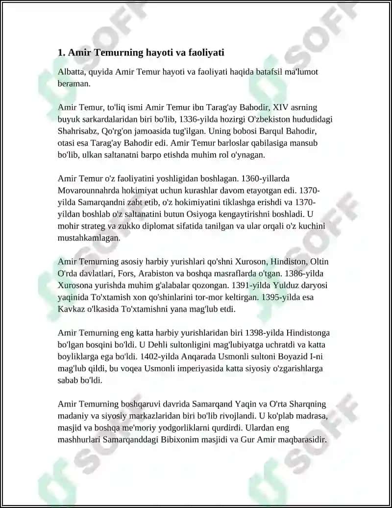 Amir Temur davri 3