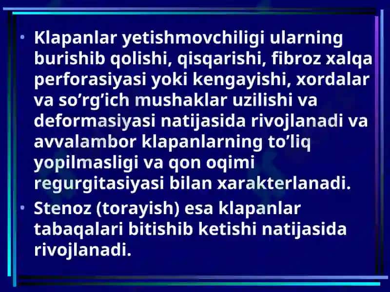 YURAK MITRALNUQSONLARI 3
