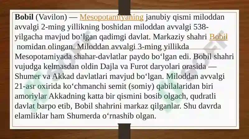Qadimgi Bobil 3