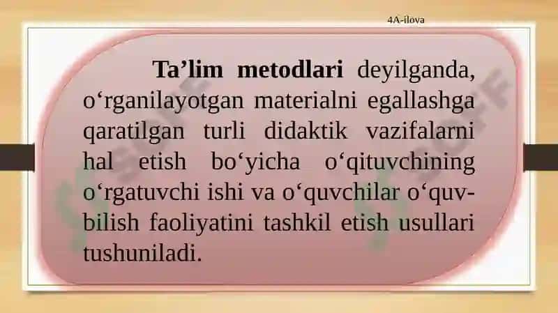 Ta’lim metodlari 3