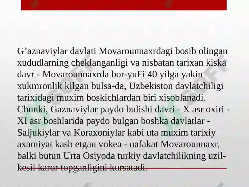 G’aznaviylar va Saljuqiylarning davlat boshqaruvtizimi 3