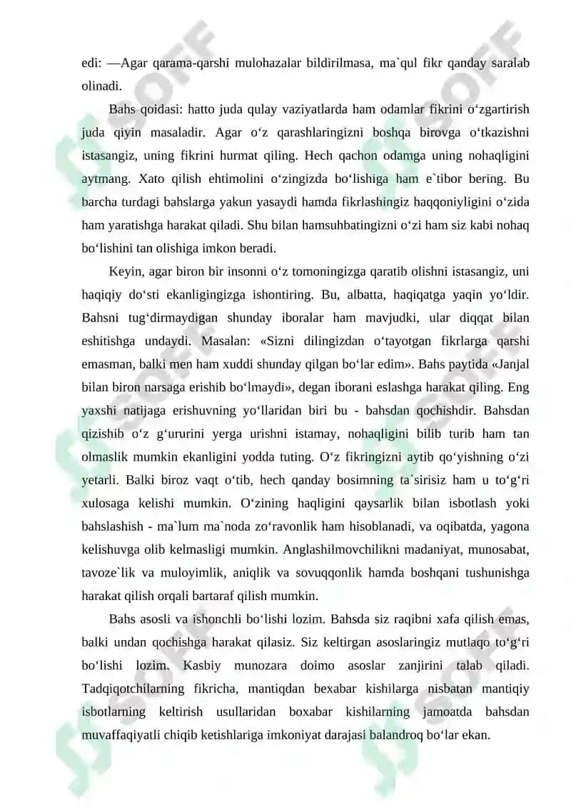 Davlat xizmatchisining bahs yuritish san`ati 3