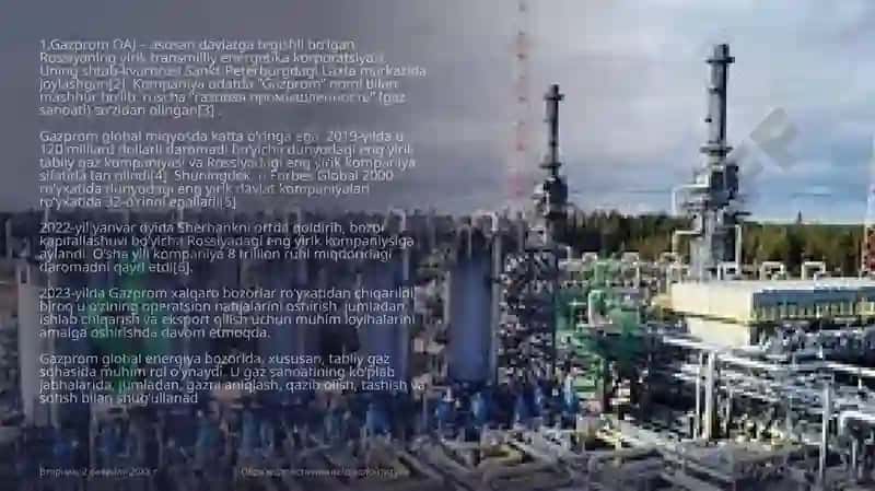 Gazprom OAJ 3