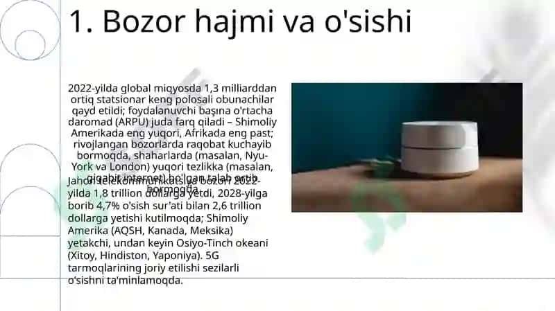 Tarmoqli texnologiyalar va internet xizmatlari 3