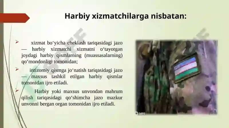 Jazolarni Vaboshqajinoyat-huquqiy Ta'sirchoralarini Ijro Etuvchi Muassasalar va Organlar 3