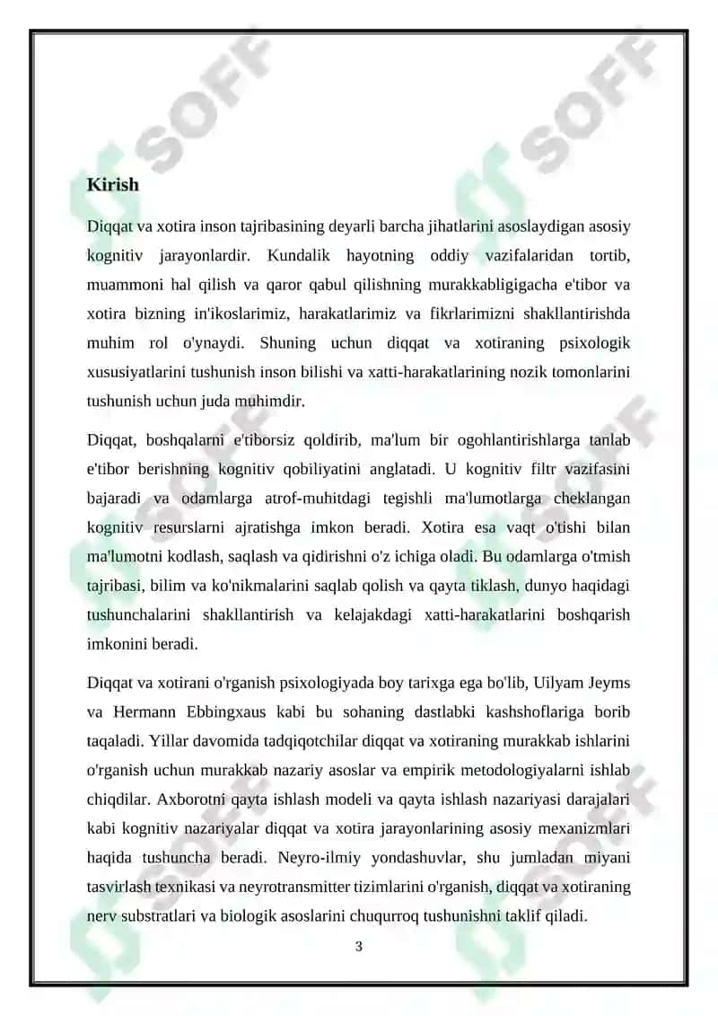 DIQQAT VA XOTIRANING PSIXOLOGIK XUSUSIYATLARI 3