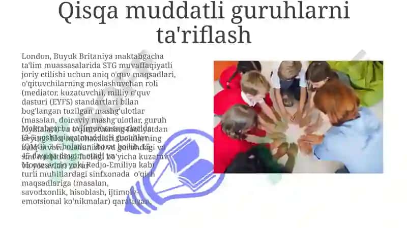Qisqa muddatli guruhlar 3