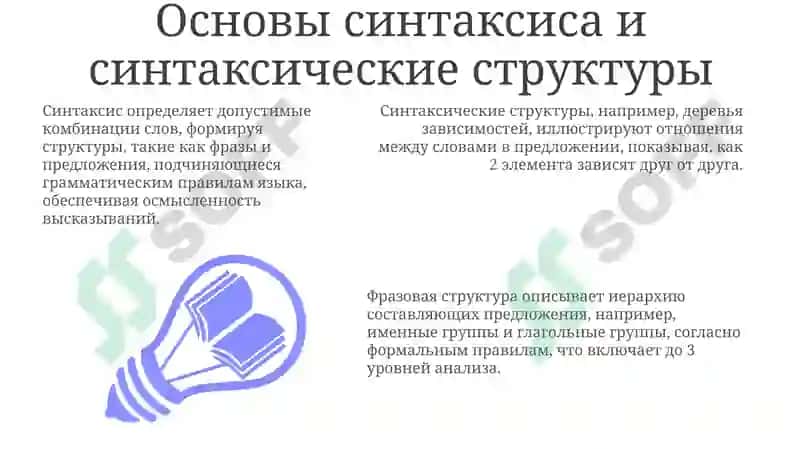Основы синтаксиса 3