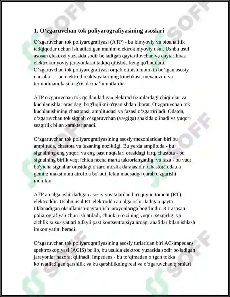 Oʻzgaruvchan Tok Poliyarografiyasi 3
