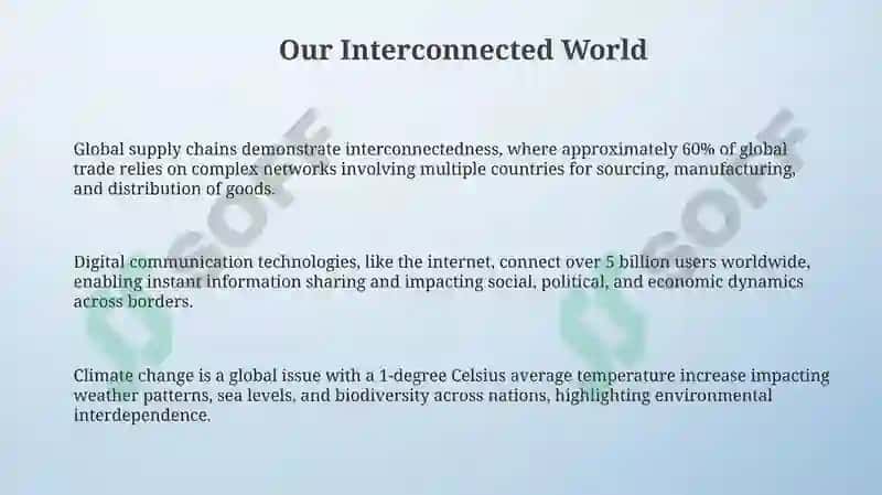 Our Interconnected World 3