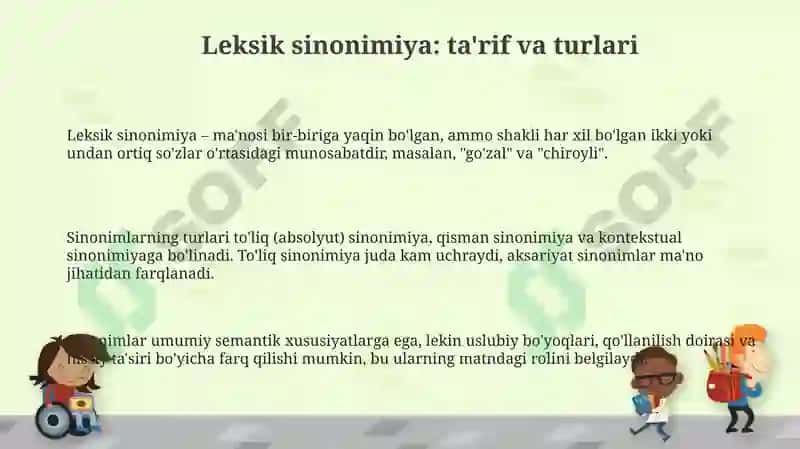 Leksik sinonimiya 3