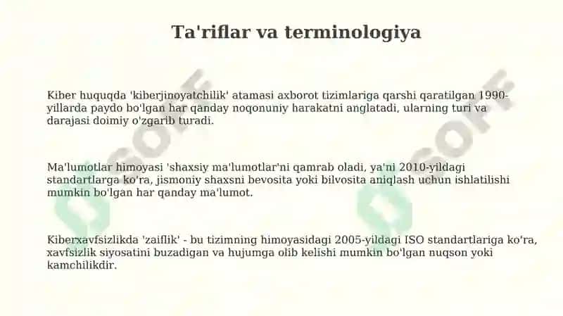 Kiberhuquq sohasiga oid xalqaro standartlar 3
