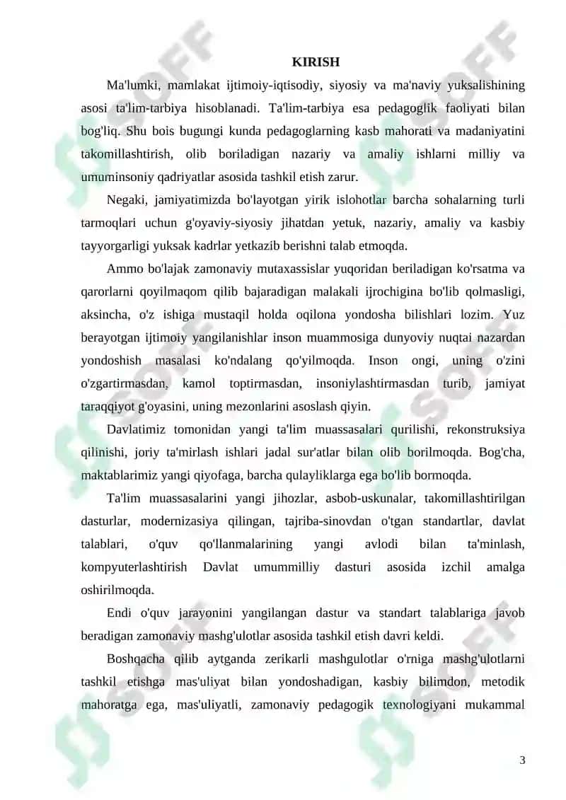 Bo’lajak murabbiylarni pedagogik texnologiyani qo’llashga tayyorlash 3
