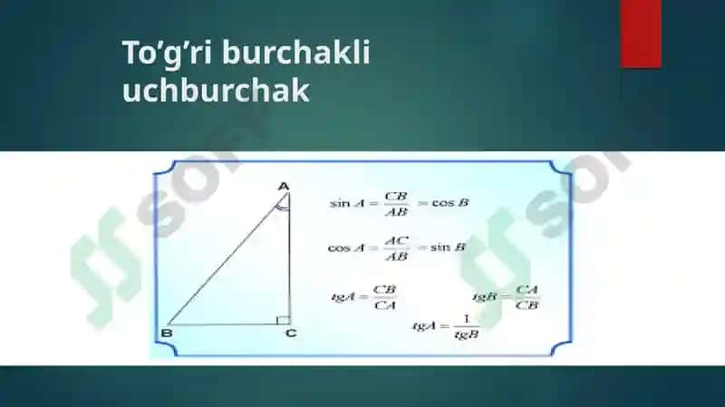 Trigonometriyaelementlarininghayotgatadbiqi 3