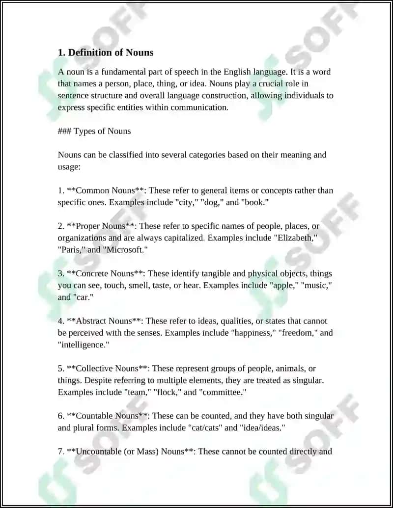 NOUNS 3