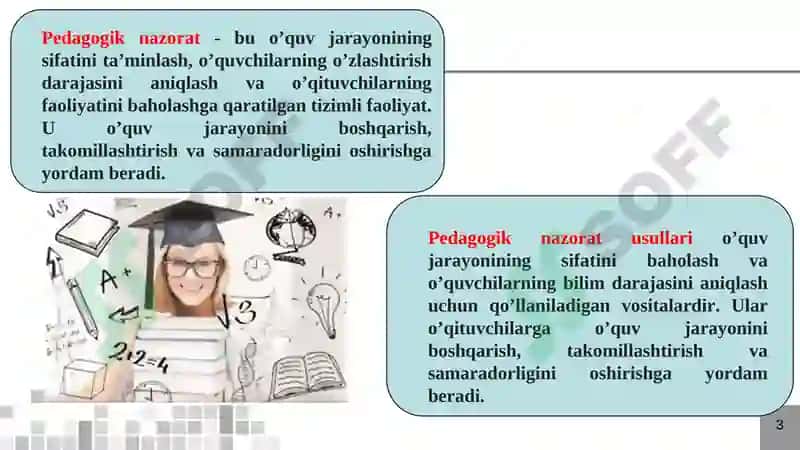 Pedagogik nazorat 3
