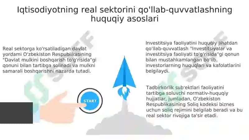 Iqtisodiyotning real sektorini qo'llab-quvvatlashning huquqiy asoslari 3