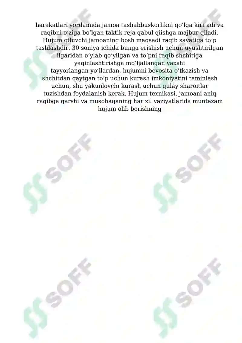 Guruh hujum taktikasiga o‘rgatish 3