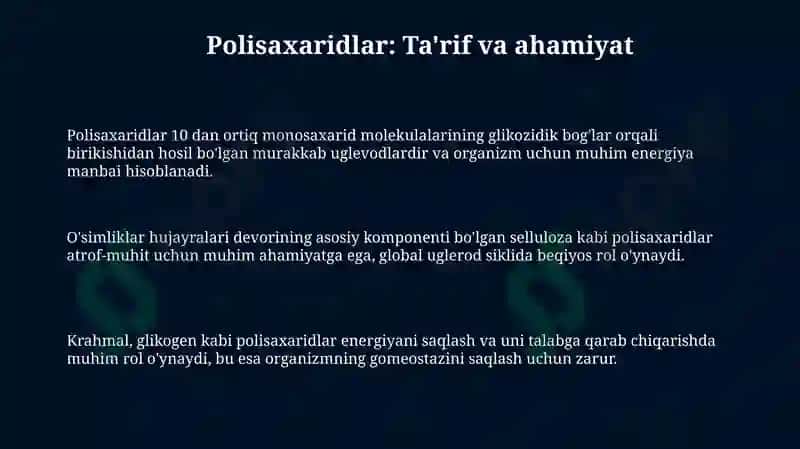 Polisaxaridlar 3