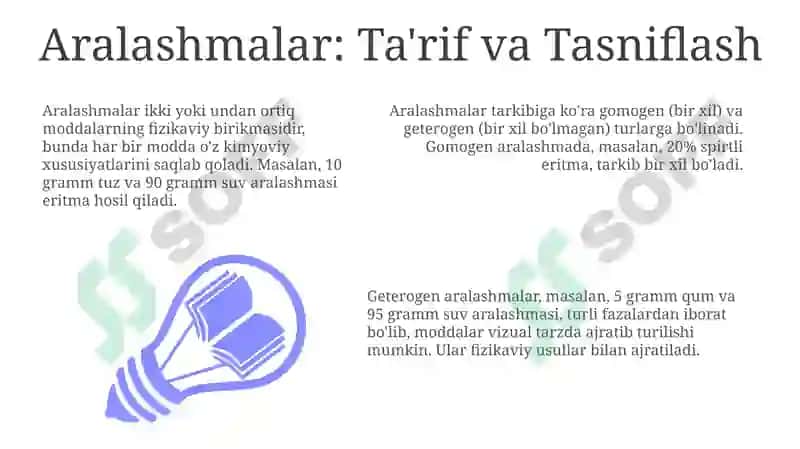 Aralashmalar 3