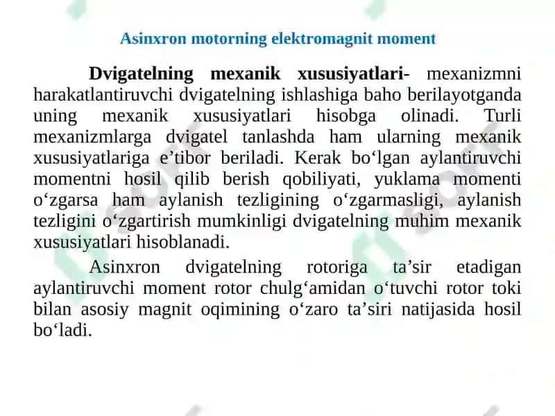 ELEKTR MASHINALARI 3