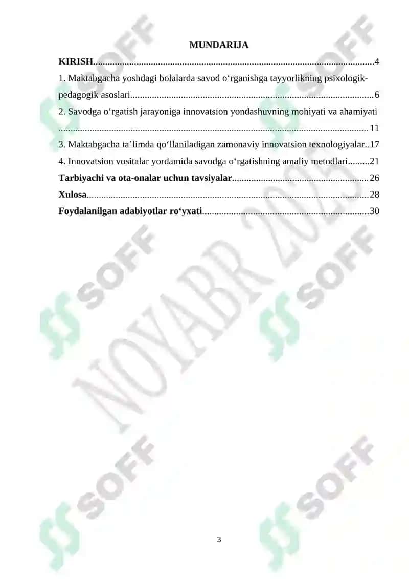"Maktabgacha yoshdagi bolalarni savodga o‘rgatishda innovatsiyalardan foydalanish" 3