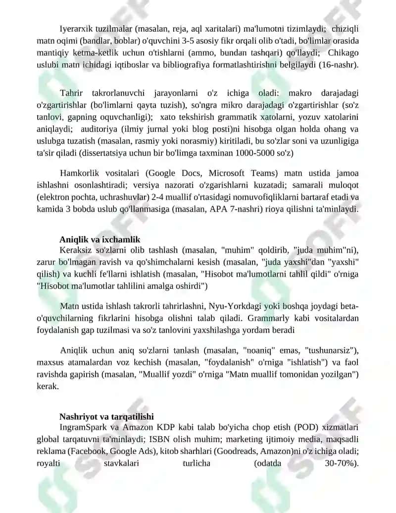 Matn ustida ishlash 3