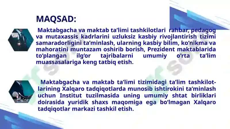 "UZLUKSIZ KASBIY RIVOJLANTIRISH TIZIMINI TAKOMILLASHTIIRISH YOKI“KASBIY RIVOJLANTIRISH KUNI”VA“KASBIY RIVOJLANTIRISH SOATI”TUSHUNCHALARI HAQIDA" 3