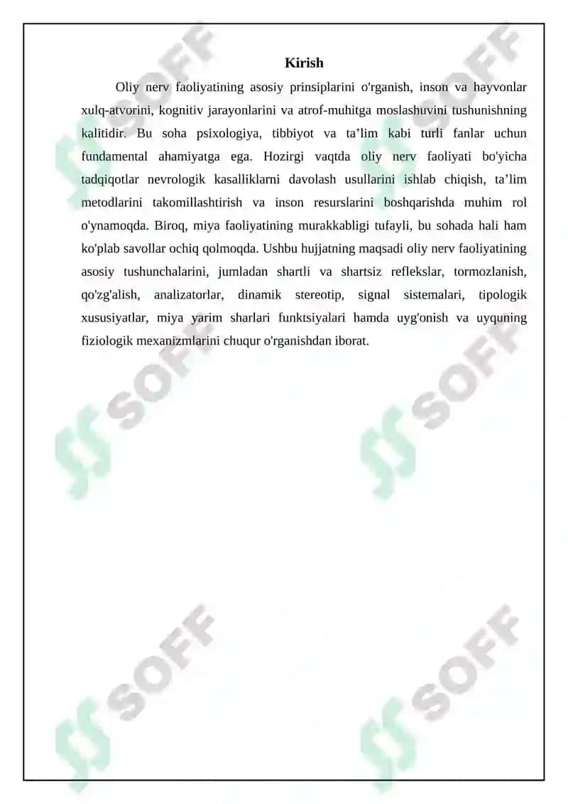 Oliy nerv faoliyatining asosiy qonuniyatlari 3
