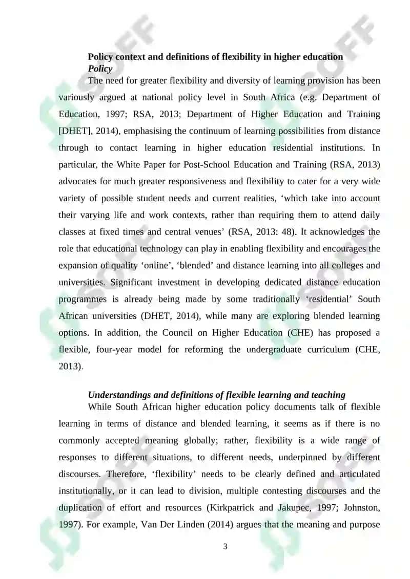 Lifelong Learning and Flexible Provision 3