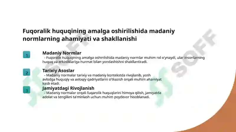Fuqoralik huquqini amalga oshirish jarayonda ahloq normalari va ishbilarmonlik etikasi qoydalari 3