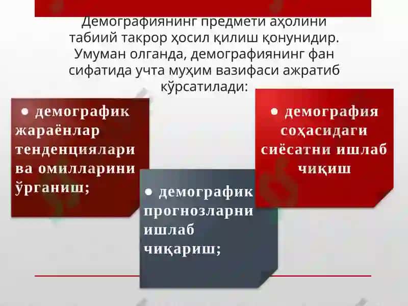 Демографик ривожланишнинг моҳияти 3